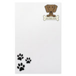 Personalized Dachshund Stationery Design