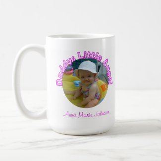 Personalized: Daddys Little Angel: Picture Mug mug