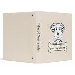 Personalized Dalmation Vinyl Binders
