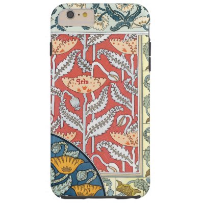 Personalized Damask iPhone 6 case-You Choose Color Tough iPhone 6 Plus Case
