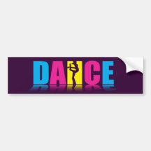Personalized Dance Dancer Bumper Stickers