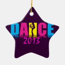 Personalized Dance Dancer Christmas Tree Ornament