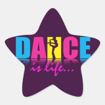 Personalized Dance Dancer Sticker