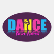 Personalized Dance Dancer Sticker
