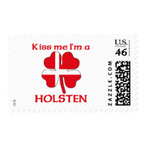 Personalized Danish Kiss Me I'm Holsten postage