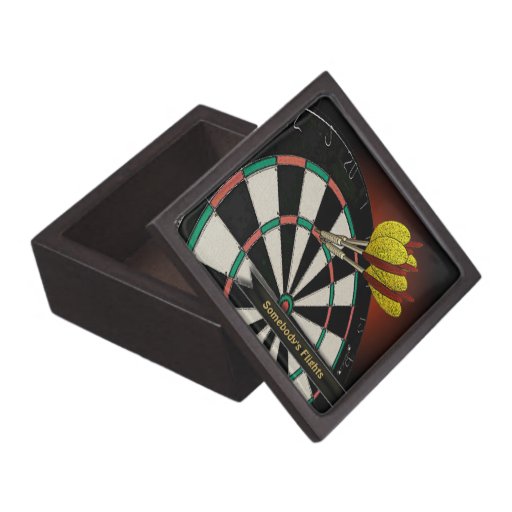 Personalized Dart Flights Box Zazzle