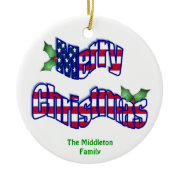 Personalized Dated Chritmas Ornament ornament
