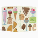 Personalized Dessert Recipes Binder