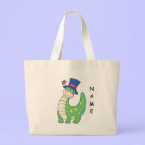 Personalized Dinosaur Tote bags
