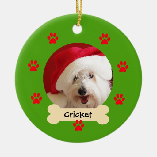 personalized dog christmas ornament zazzle personalized dog christmas ornament zazzle