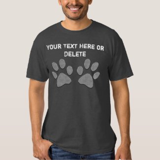 Personalized Dog Paws Shirt for Men, Women, Kids
