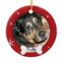 Personalized Dog/Pet Photo Holiday Christmas Ornament