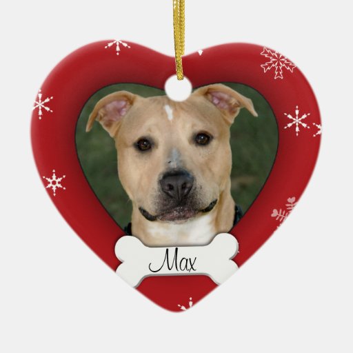 personalized dog photo holiday ornament zazzle personalized dog photo holiday ornament zazzle