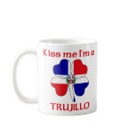 Personalized Dominican Kiss Me I'm Trujillo mugs