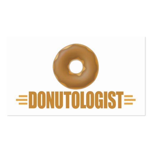 Personalized Donut Business Card Template (front side)