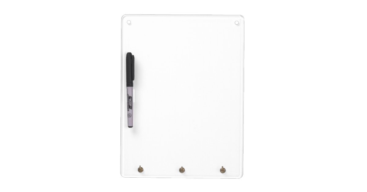 Keychain holder and Pen (vertical) Dry Erase Board, No Adhesive, Pen