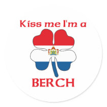 Personalized Dutch Kiss Me I'm Berch stickers