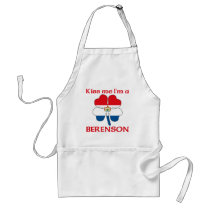 Personalized Dutch Kiss Me I'm Berenson aprons