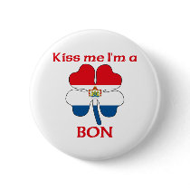 Personalized Dutch Kiss Me I'm Bon buttons