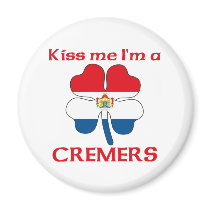 Personalized Dutch Kiss Me I'm Cremers magnets
