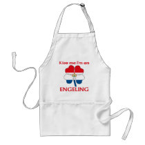 Personalized Dutch Kiss Me I'm Engeling aprons