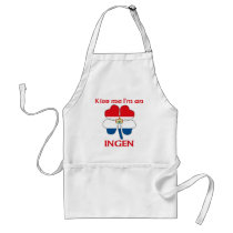 Personalized Dutch Kiss Me I'm Ingen aprons