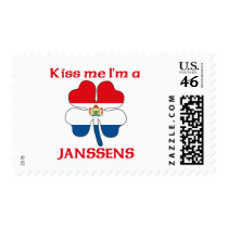 Personalized Dutch Kiss Me I'm Janssens postage