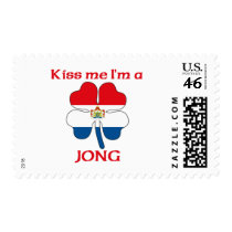 Personalized Dutch Kiss Me I'm Jong postage