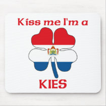 Personalized Dutch Kiss Me I'm Kies mousepads