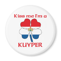 Personalized Dutch Kiss Me I'm Kuyper magnets