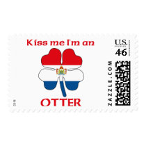 Personalized Dutch Kiss Me I'm Otter postage