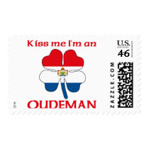 Personalized Dutch Kiss Me I'm Oudeman postage