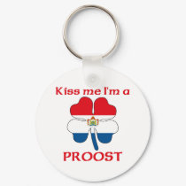 Personalized Dutch Kiss Me I'm Proost keychains
