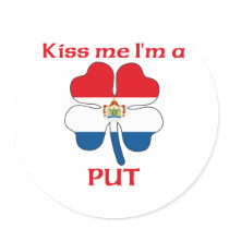 Personalized Dutch Kiss Me I'm Put stickers