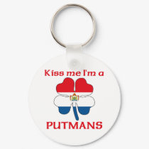 Personalized Dutch Kiss Me I'm Putmans keychains
