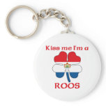 Personalized Dutch Kiss Me I'm Roos keychains