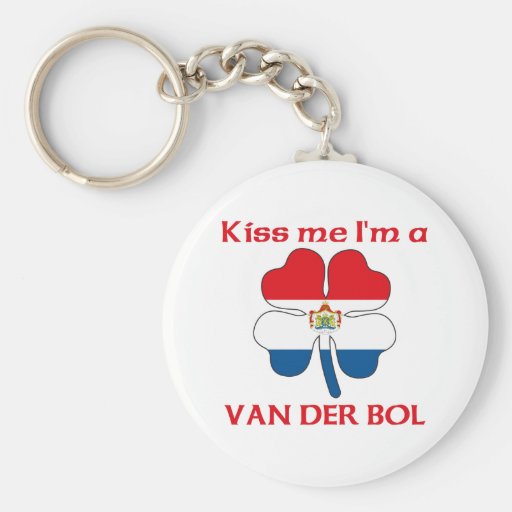 Personalized Dutch Kiss Me I'm Van Der Bol Keychains
