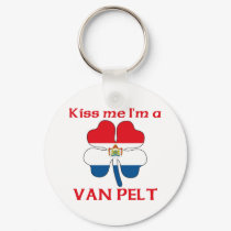 Personalized Dutch Kiss Me I'm Van Pelt keychains