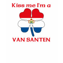 Personalized Dutch Kiss Me I'm Van Santen t-shirts by KissMeTshirts Personalized Dutch Kiss Me I'm Van Santen t-shirts