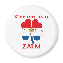 Personalized Dutch Kiss Me I'm Zalm magnets