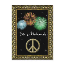 Personalized Eid Mubarak Postcard postcards