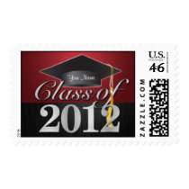 Personalized Elegant Class of 2012 Graduation Stamp