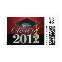 Personalized Elegant Class of 2012 Graduation Stamp