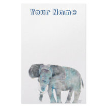Personalized Elephant stationery