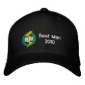 Personalized, Embroidered Best Man Hat embroideredhat