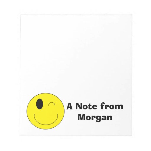 Personalized Emoji Notepad Zazzle