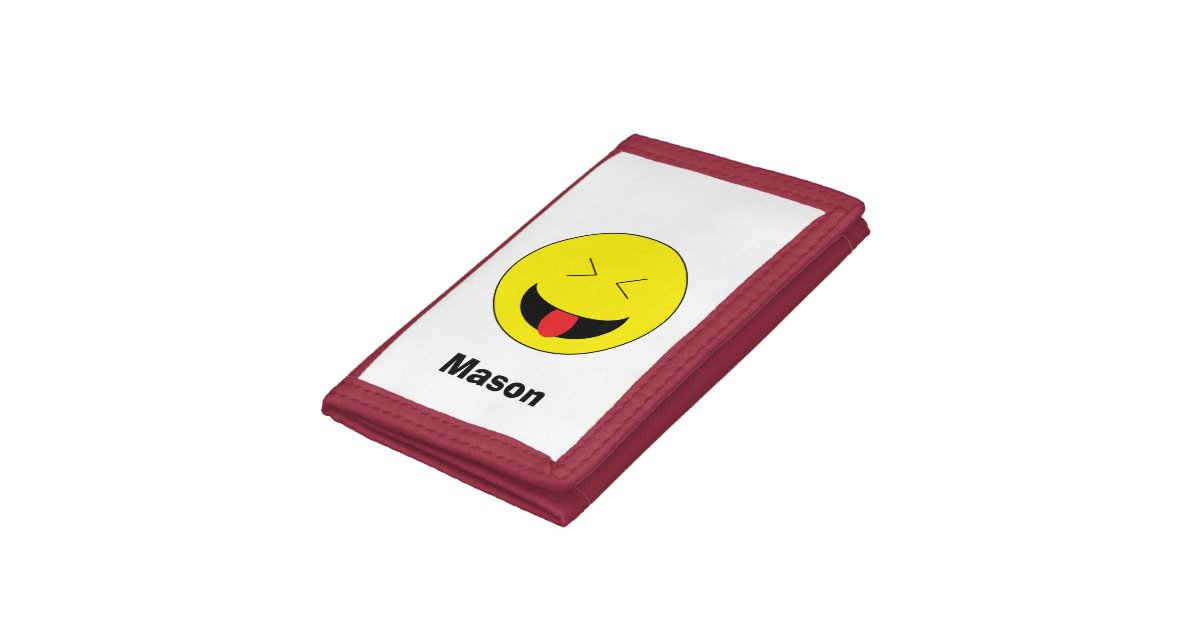 Personalized Emoji Wallet Zazzle