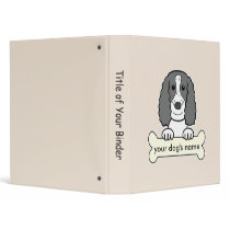 Personalized English Cocker Spaniel Binders