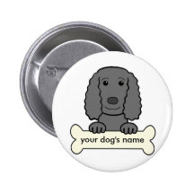 Personalized English Cocker Spaniel Button