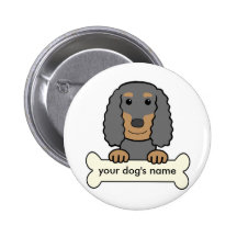 Personalized English Cocker Spaniel Buttons
